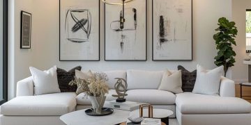 White color in interior decoration