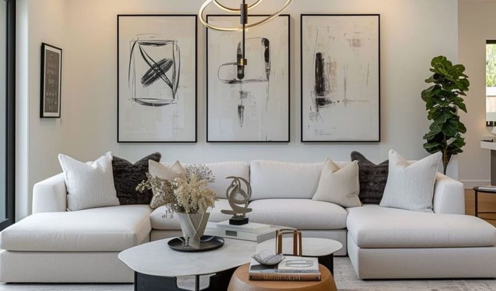 White color in interior decoration